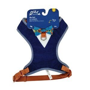 Youly The Heir Pet Small Dog Harness with Dapper Luxury Bowtie
